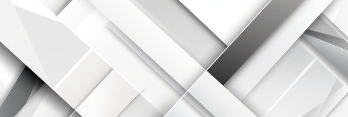 Abstract white, gray geometric background. Modern design for presentations