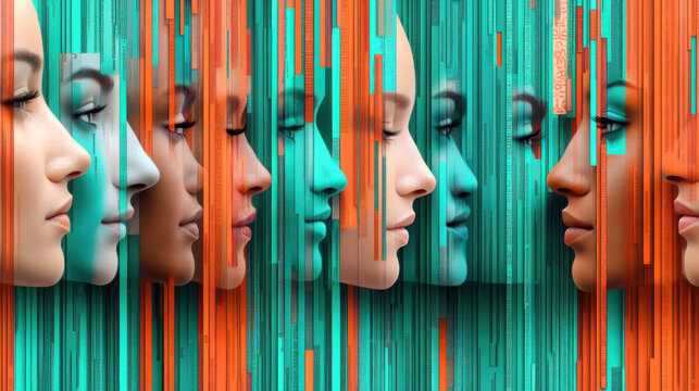 Cultural global diversity and language symbolism in artistic representation