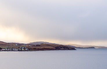 A Stunning View Off The Coast Of Scotland