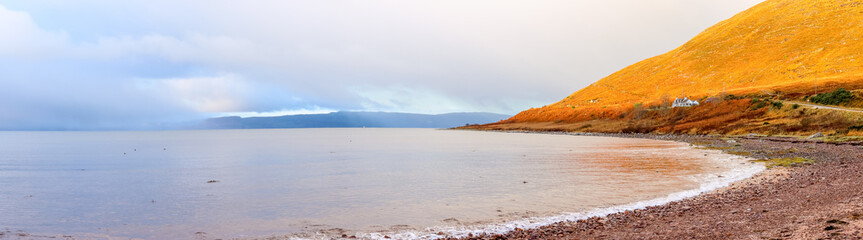 A Stunning Bay On The Coast Of Scotland Which Sits At Peace