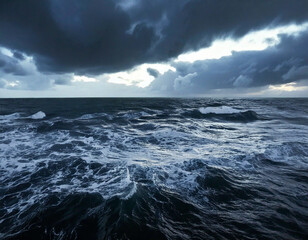 Fototapeta premium Stormy Seas Dramatic Skies