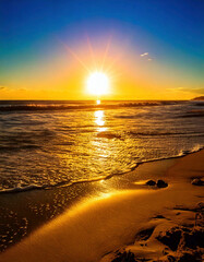 Sun Beach Warm Light