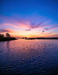 Twilight Waters Pastel Skies