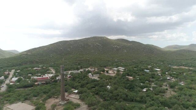 Aerial Views of La Ramona: The Iconic Chimney of El Triunfo, Baja California Sur