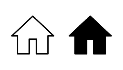 House icon vector. Home sign and symbol