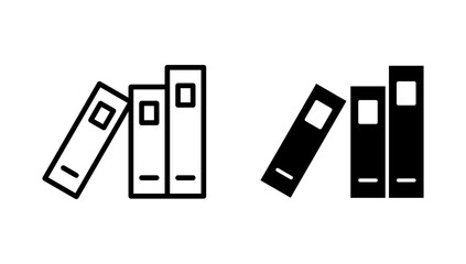 Library icon vector. education sign and symbol