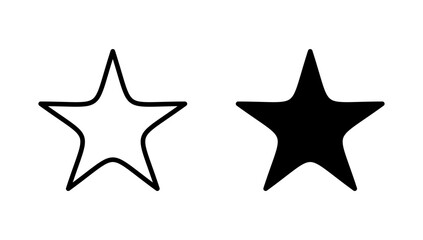 Obraz premium Star icon vector. rating sign and symbol. favourite star icon