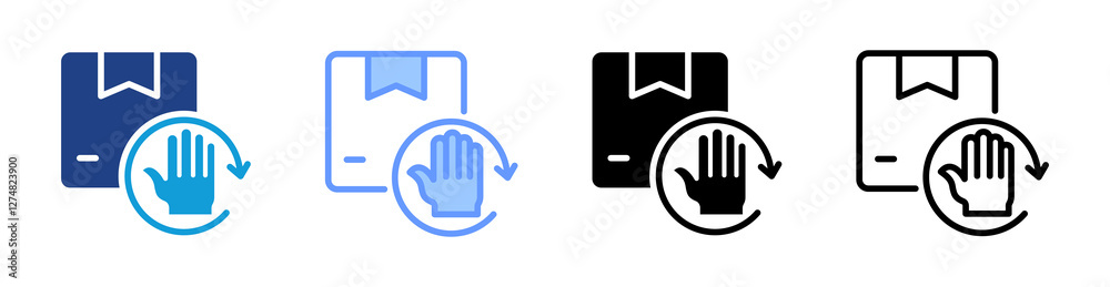 Aufkleber Second icon set multiple style collection