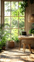 Home plants office minimalist high resolution hd picture