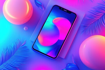 Neon Tech Display