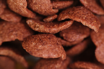 Close up of cereal texture