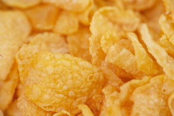 Close up of cereal texture