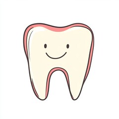 chew, a simple line drawing, flat design style, pastel colors, white background