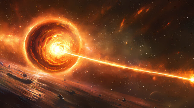 Vela pulsar neutron star - a pulsar is a highly magnetized rotating neutron star that emits beams of electromagnetic radiation out of its magnetic poles. Magnetic Light Resonance. Illustration