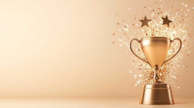 Trophy Raining Background