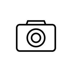 Camera icon vector illustration. photo camera sign and symbol. photography icon.