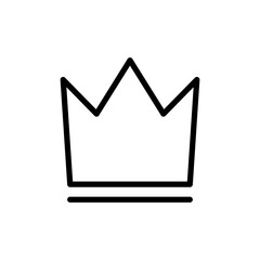 Crown icon vector illustration. crown sign and symbol