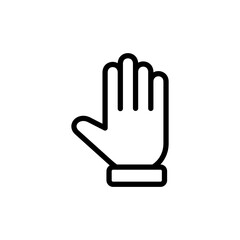 Obraz premium Hand icon vector illustration. hand sign and symbol. hand gesture
