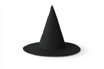 Fototapeta premium Black hat with a pointed top
