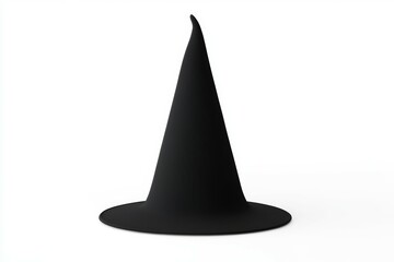 Fototapeta premium Black hat with a pointed top