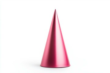 Fototapeta premium Pink cone shaped hat