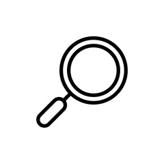 Search icon vector illustration. search magnifying glass sign and symbol