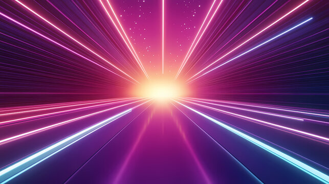 futuristic parallel lines
