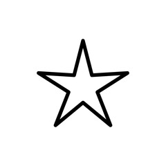 Obraz premium Star Icon vector illustration. rating sign and symbol. favourite star icon
