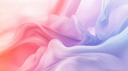 Obraz premium Abstract smooth flowing fabric with gradient colors present softly