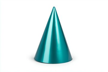 Blue party hat with a pointy top