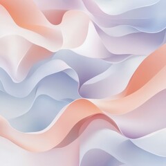 Abstract background features flowing ribbons of pastel colors