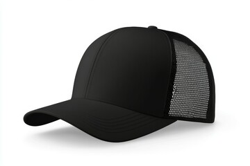 Black hat with a mesh top