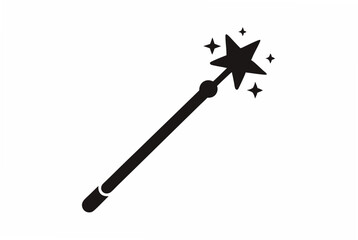 magic wand  silhouette