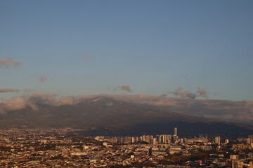 Costa Rica's central valley and mountains
