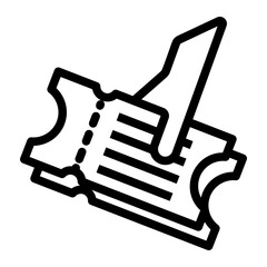 ticket Line Icon