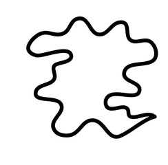 Smoke Lineart Icon Vector 