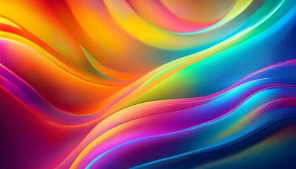 Obraz premium Vibrant Gradient Texture Background with a Soft Focus. Generated image