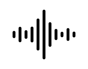 Sound wave icon. Sound wave vector set