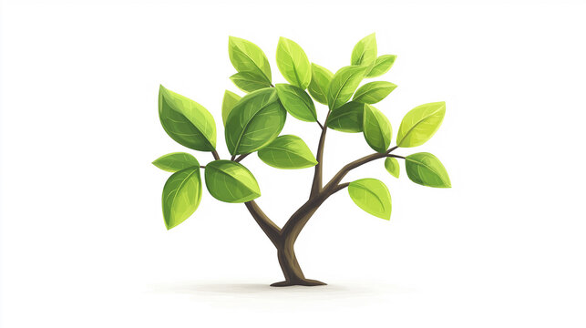 cartoon sapling illustration