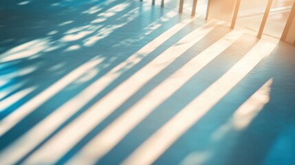 Soft shadows cast on a surface, creating a serene and tranquil atmosphere.