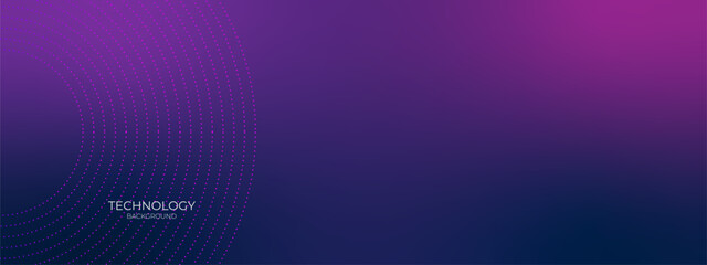 Dark blue purple technology abstract wavy halftone dots background