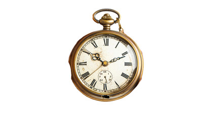 Pocket Watch in Hand on transparent background PNG.