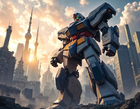 Giant Robbot in Appocalypse City