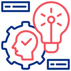 SWOT Analysis ,Icon,Symbol Outline Color