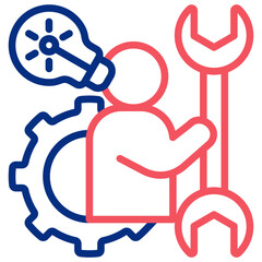 SWOT Analysis ,Icon,Symbol Outline Color