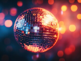 Disco Ball Reflection: A Symphony of Light and Movement
