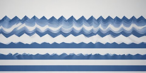Business waveform with repeating geometric stripes in blue and white colors,  design,  stripes, waveform