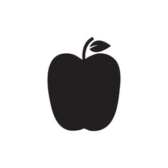 Apple fruit icon. Vector simple trendy style illustration for web and app..eps