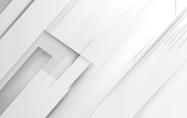 Obraz premium Abstract white geometric background design, diagonal lines, website template
