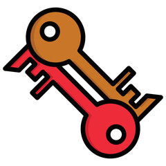 Technical Problems Icon, Symbol, Lineal Color